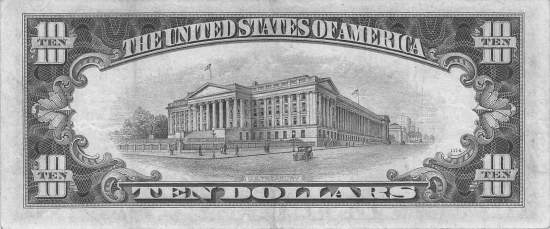 USA p.430Da 10 Dollar 1934 A